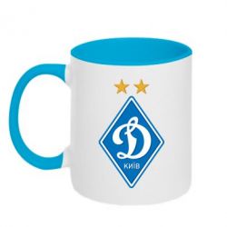 Чашка двухцветная 320ml Dynamo Kiev - PrintSalon