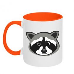 Чашка двухцветная 320ml Енотик - PrintSalon