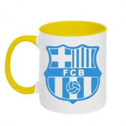 Чашка двокольорова FC Barcelona - PrintSalon