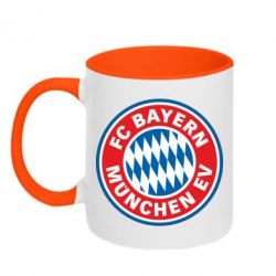 Чашка двухцветная 320ml FC Bayern Munchen - PrintSalon