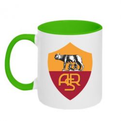 Чашка двухцветная 320ml FC Roma - PrintSalon