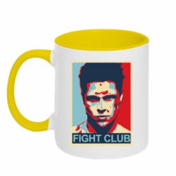 Чашка двухцветная 320ml Fight Club Tyler Durden - PrintSalon