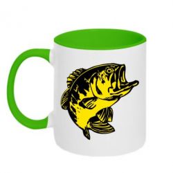 Чашка двокольорова Fish