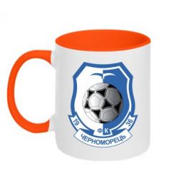 Чашка двухцветная 320ml ФК Черноморец Одесса - PrintSalon