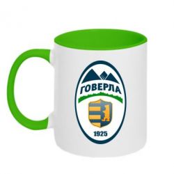 Чашка двухцветная 320ml ФК Говерла Ужгород - PrintSalon