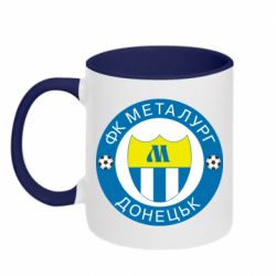 Чашка двухцветная 320ml ФК Металлург Донецк - PrintSalon