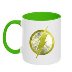 Чашка двухцветная 320ml Flash Logo - PrintSalon