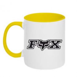 Чашка двокольорова Fox Moto