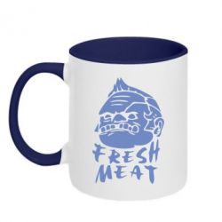 Чашка двухцветная 320ml Fresh Meat Pudge - PrintSalon
