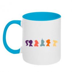 Чашка двухцветная 320ml Futurama - PrintSalon