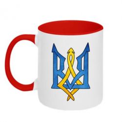 Чашка двухцветная 320ml Герб "Арт" - PrintSalon