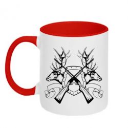 Чашка двокольорова Герб Охотника