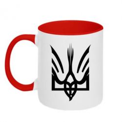 Чашка двокольорова Герб "Сокіл Рюриковичів" - PrintSalon