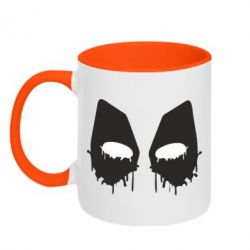 Чашка двокольорова Очі Deadpool