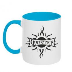 Чашка двухцветная 320ml Godsmack - PrintSalon