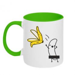 Чашка двокольорова Голий банан