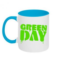 Чашка двухцветная 320ml Green Day - PrintSalon