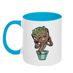 Чашка двухцветная 320ml Groot - PrintSalon