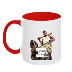Чашка двокольорова GTA V Logo - PrintSalon