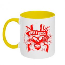 Чашка двокольорова Guns n' Roses Logo-PrintSalon Чашка двокольорова Guns n' Roses Logo
