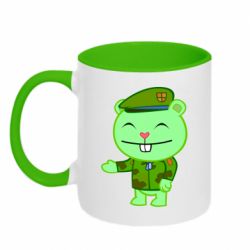 Чашка двухцветная 320ml happy tree friends flippy - PrintSalon
