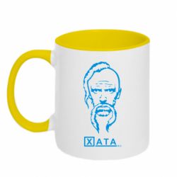 Кружка двухцветная 320ml Хата - PrintSalon