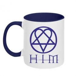 Чашка двокольорова HIM!