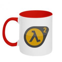 Чашка двокольорова HL 2 logo - PrintSalon