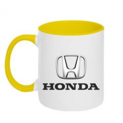Чашка двокольорова Honda 3D Logo