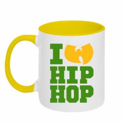 Чашка двокольорова I love Hip-hop Wu-Tang - PrintSalon