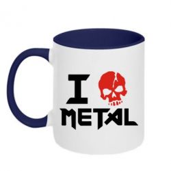Чашка двокольорова I metal