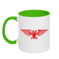 Чашка двухцветная 320ml Imprerium Warhammer 40000 - PrintSalon