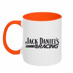 Чашка двухцветная 320ml Jack Daniel's Racing - PrintSalon