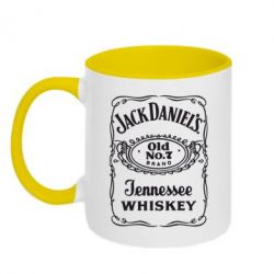 Чашка двухцветная 320ml Jack Daniel's Whiskey - PrintSalon