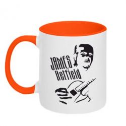 Чашка двухцветная 320ml James Hetfield - PrintSalon