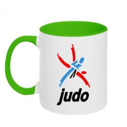 Чашка двухцветная 320ml Judo Logo - PrintSalon