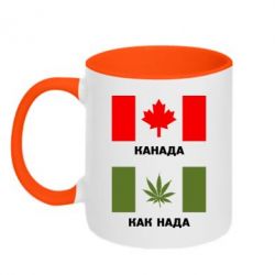Чашка двокольорова Канада Як треба - PrintSalon