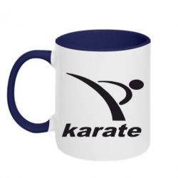 Чашка двухцветная 320ml Karate - PrintSalon