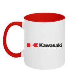 Чашка двокольорова Kawasaki Logo
