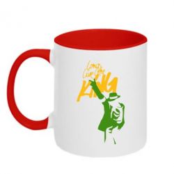 Чашка двухцветная 320ml King MJ - PrintSalon