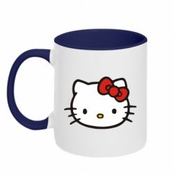 Чашка двухцветная 320ml Kitty - PrintSalon