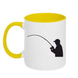 Чашка двокольорова Клюёт!