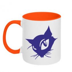 Чашка двокольорова Кішечка - PrintSalon