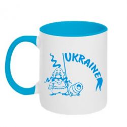 Чашка двокольорова Козак з гарматою