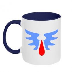 Чашка двухцветная 320ml Кровавые Ангелы - WarHammer - PrintSalon