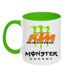 Чашка двухцветная 320ml KTM Monster Enegry - PrintSalon