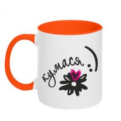 Чашка двокольорова Кумася-PrintSalon Чашка двокольорова Кумася