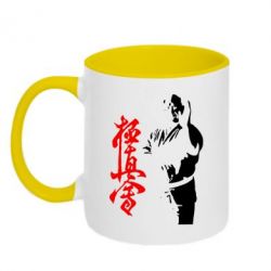 Чашка двокольорова Kyokushin Kanku Master - PrintSalon