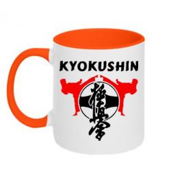 Чашка двухцветная 320ml Kyokushin - PrintSalon