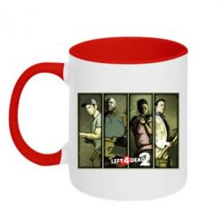 Чашка двухцветная 320ml Left 4 Dead 2 - PrintSalon